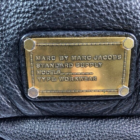 MARC by Marc Jacobs Classic Q Lil Ukita 2way Shoulder Bag Handbag Black Leather - Picture 2 of 8